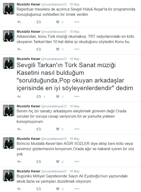 Gazeteci ile  Mustafa Keser arasında 'Tarkan ve Avşar' polemiği! - Resim : 2