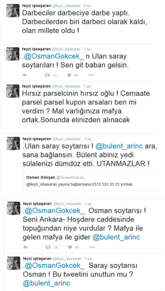 Osman Gökçek ile eski milletvekili arasında tweet düellosu - Resim : 1