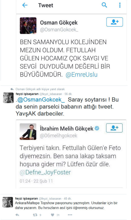 Osman Gökçek ile eski milletvekili arasında tweet düellosu - Resim : 2
