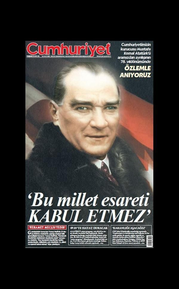 Cumhuriyet'ten Aydınlık'ın 'Atatürk yok' haberine sert yanıt! - Resim : 1
